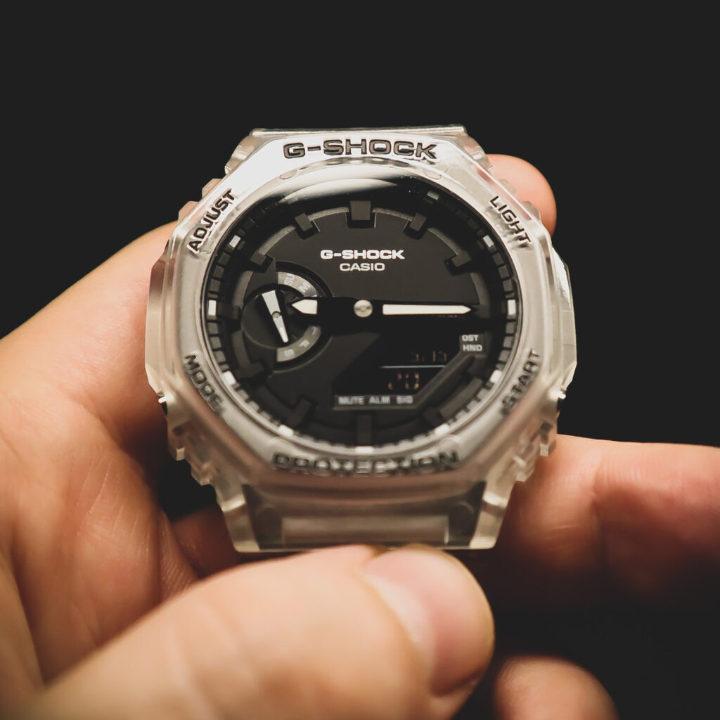 Casio, G-Shock, G Shock, GA2100, GA-2100, Casioak, GShock Transparent, Wrist Watch, Digital Watch